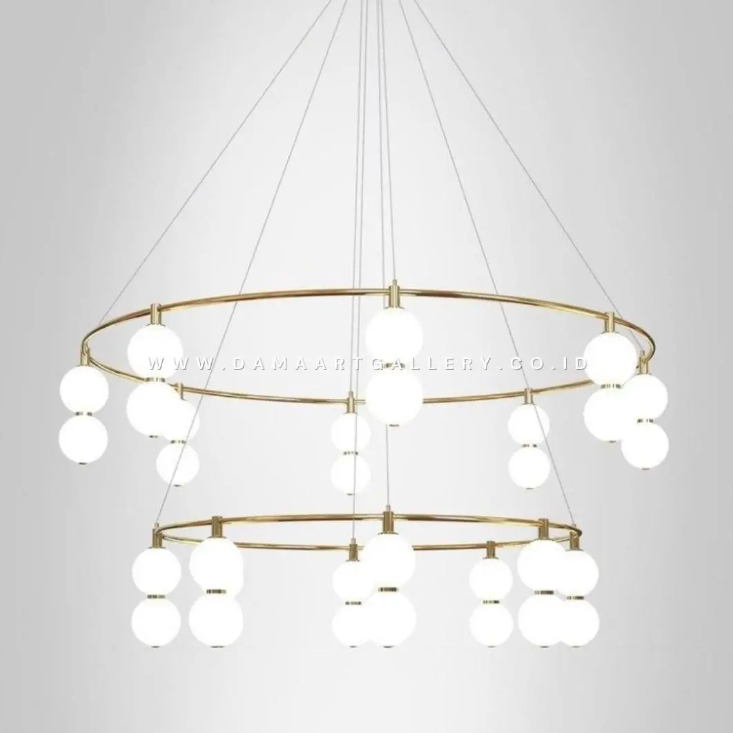 Lampu Gantung Chandelier Tembaga Kuningan